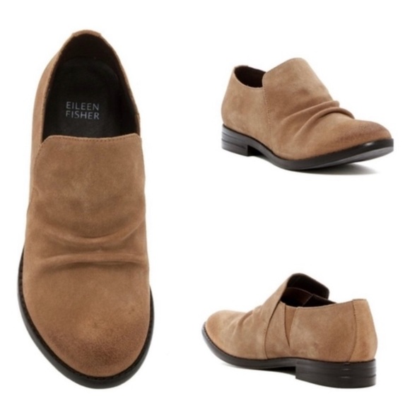 Eileen Fisher Ale Suede Slip-On Loafers Women’s Size 9 - Picture 2 of 16